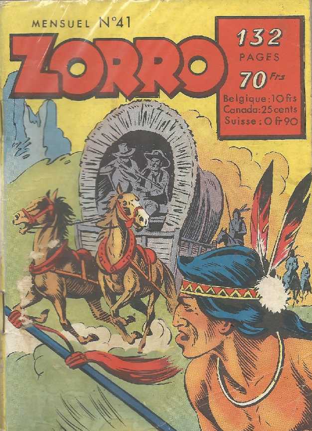 Scan de la Couverture Zorro n 41